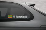Pavardės su trispalve (komplektas 2vnt) -