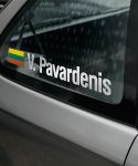 Pavardės su trispalve (komplektas 2vnt) -