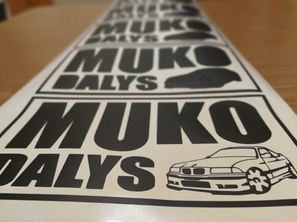 Muko dalys
