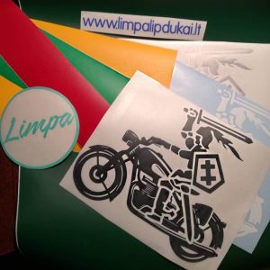Vytis ant motociklo -