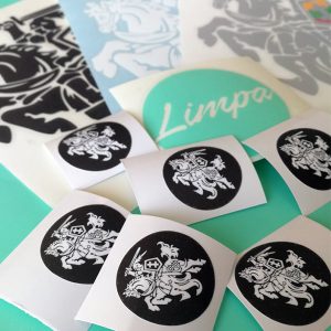 Lipdukas VYTIS ant numerių (TA) -